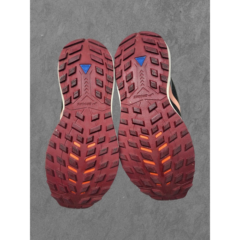 Brooks Cascadia 15 Women's Trail Running Shoes Black Coral Pink Size 7.5 - Picture 6 of 8